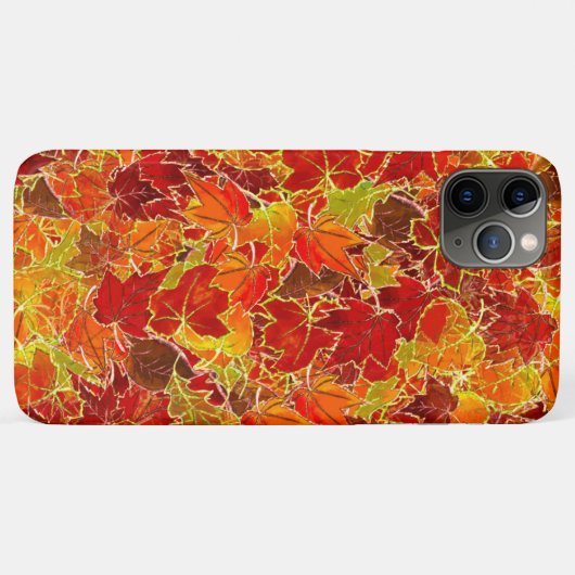 Ahorn-Blätter Case-Mate iPhone Hülle (Rückseite (Horizontal))