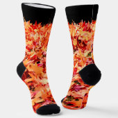Ahorn-Blätter Crew Socks Socken (Gewinkelt)