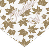 Ahorn-Blätter Dankbarer Erntedank Brunch Abendesse Kurzer Tischläufer (Ecke)