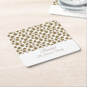 Ahorn-Blätter Dankbarer Erntedank Brunch Abendesse Rechteckiger Pappuntersetzer (angewinkelt)