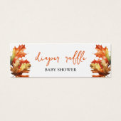 Ahorn-Blätter fallen Babydusche Windelwindeln (Vorderseite)