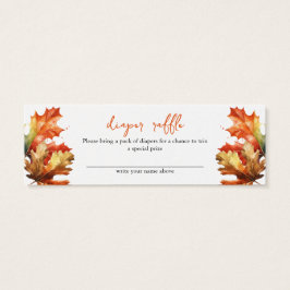 Ahorn-Blätter fallen Babydusche Windelwindeln