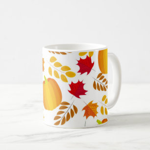 Ahorn-Blätter fallen Tasse