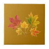 Ahorn-Blätter Fliese (Vorderseite)