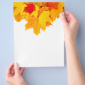 Ahorn-Blätter Flyer (Hand)