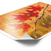 Ahorn-Blätter Fotodruck (Ecke)