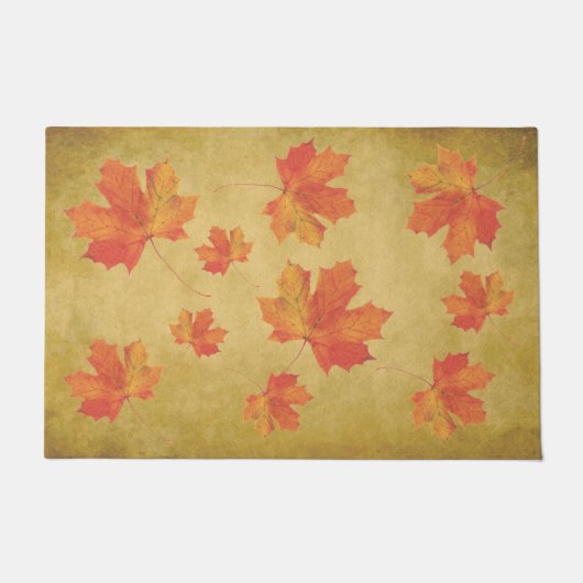 Ahorn-Blätter für benutzerdefinierte Türmatte (Vorderseite)