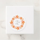 Ahorn-Blätter für Wasserfarben Wreath Geschenkanhänger (Beispiel)