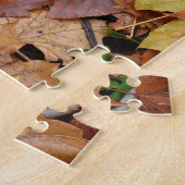 Ahorn-Blätter Gelbe Herbstnatur Puzzle (Seite)