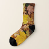 Ahorn-Blätter Gelbe Herbstnatur Socken (Links - Außen)