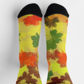 Ahorn-Blätter Herbst Socken (Oben)