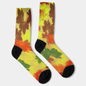 Ahorn-Blätter Herbst Socken (Rechts)