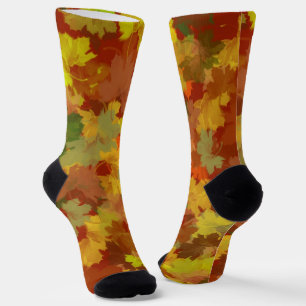 Ahorn-Blätter Herbst Socken