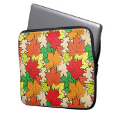 Ahorn-Blätter I Laptopschutzhülle (Vorderseite Links)