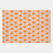 Ahorn-Blätter im Herbst/Herbst, Pumpkin Geschenkpapier Set (Vorderseite 3)