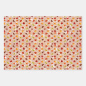 Ahorn-Blätter im Herbst/Herbst, Pumpkin Geschenkpapier Set (Vorderseite 2)