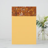 Ahorn-Blätter in den Herbstzweigen Briefpapier (Stehend Vorderseite)