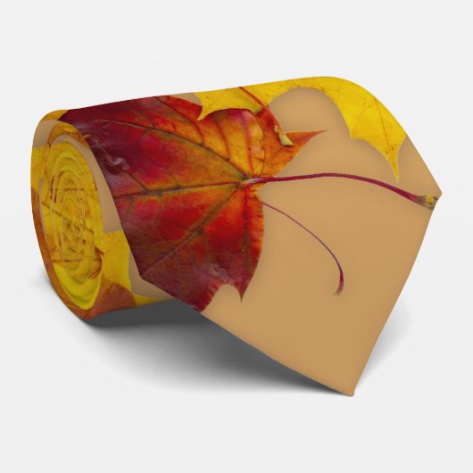 Ahorn-Blätter Krawatte (Gerollt)