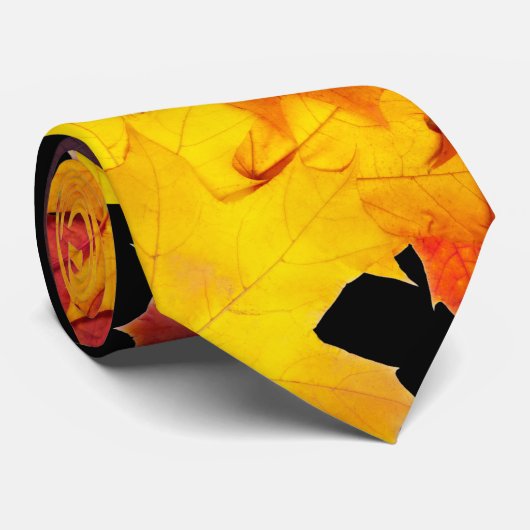 Ahorn-Blätter Krawatte (Gerollt)