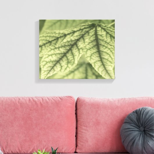 Ahorn-Blätter Leinwanddruck (Insitu (Wohnzimmer))