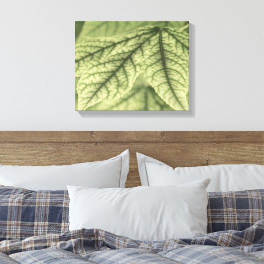 Ahorn-Blätter Leinwanddruck (Insitu (Schlafzimmer))