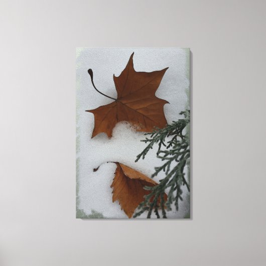 Ahorn-Blätter Leinwanddruck (Vorderseite)