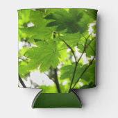 Ahorn-Blätter mit Regentropfen Dosenkühler (Vorderseite)