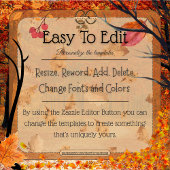 Ahorn-Blätter Monogramm und Datum Beibehaltung Ver Keramikornament