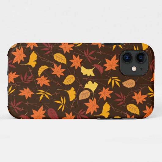 Ahorn-Blätter Muster-45947 Case-Mate iPhone Hülle (Rückseite (Horizontal))