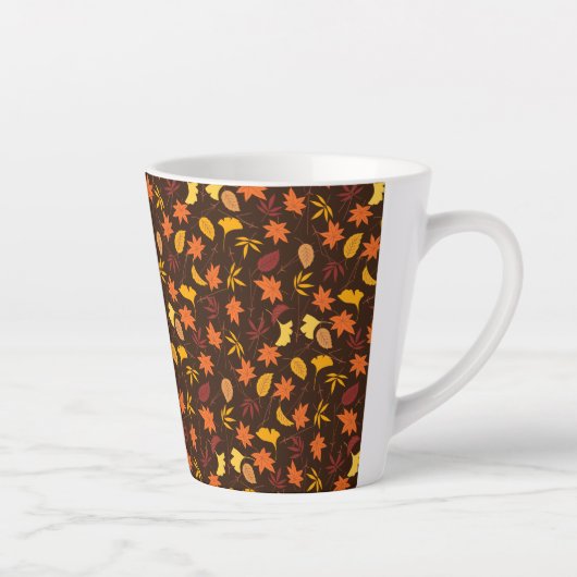 Ahorn-Blätter Muster-45947 Milchtasse (Rechts)
