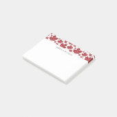 Ahorn-Blätter Personalisiert Post-it Klebezettel (angewinkelt)