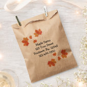 Ahorn-Blätter Produktverpackung Geschenktütchen (Ausgeschnitten)