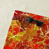 Ahorn-Blätter Strandtuch (Beispiel)