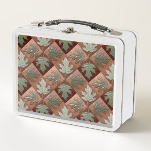 Ahorn-Blätter Tile Print Lunch Box