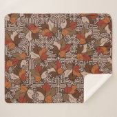 Ahorn-Blätter Vierfinger-Blume Sherpadecke (Vorderseite (Horizontal))