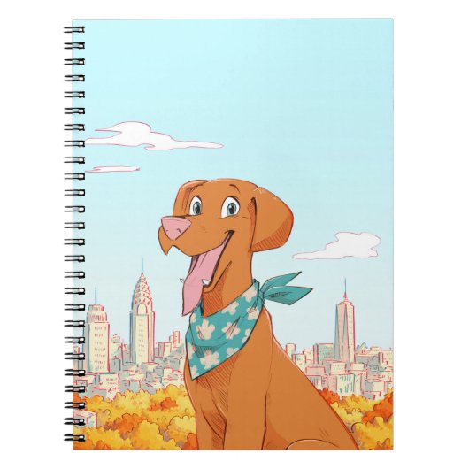 Ahorn-Cartoon-Notebook Notizblock (Vorderseite)