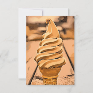 Ahorn-Creemee-Postkarte Dankeskarte