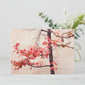 Ahorn Feiertagskarte (Stehend Vorderseite)