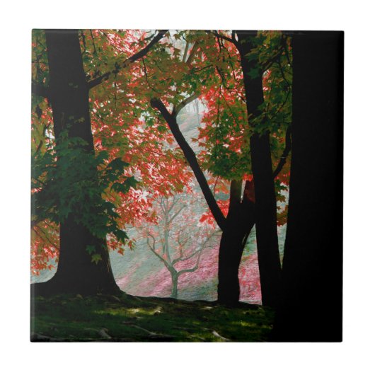 Ahorn Fliese (Vorderseite)