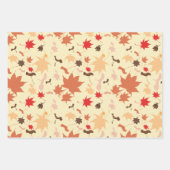 Ahorn-Herbstblätter Geschenkpapier Set (Vorderseite 2)