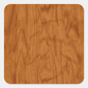 Ahorn-Holz an ihm ist am besten Quadratischer Aufkleber