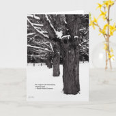 Ahorn-Linie: Emerson-Zitat Karte (Gelbe Blume)