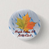 Ahorn-Ridge-Andenken-Knopf Button (Vorderseite)