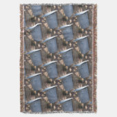 Ahorn Sap Bucket Nature Art Muster Decke (Vorderseite Vertikal)