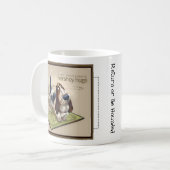 Ahorn-Straßen-Dachshund-Tasse Kaffeetasse (Vorderseite Links)
