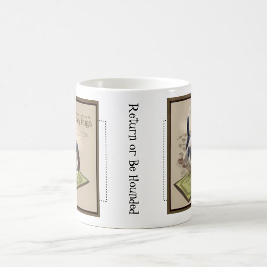 Ahorn-Straßen-Dachshund-Tasse Kaffeetasse (Mittel)