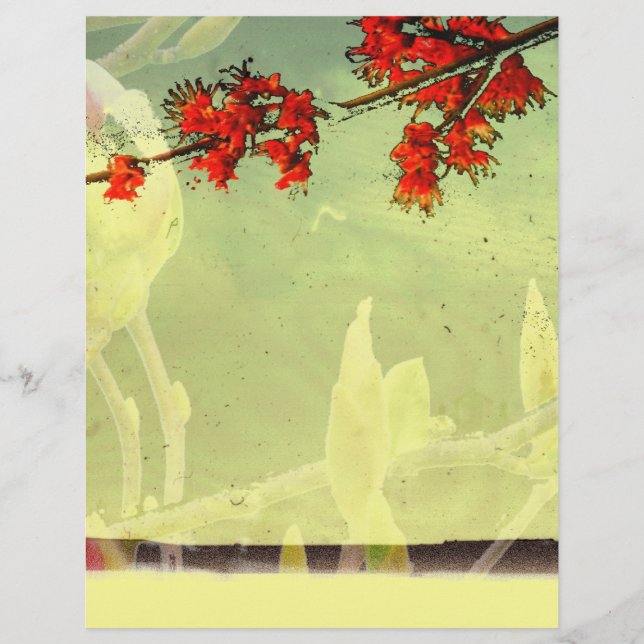 Ahorn und Magnolia Blossom (Vorderseite)