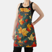 Ahorn Verlasst Herbstmuster mit reichen Herbstfarb Schürze (InSitu)