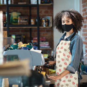 Ahornash-Blätter Schürze