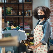 Ahornash-Blätter Schürze